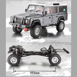 Stirlingkit TFL C1704 1/10 7.4v Climbing Car Frame Metal Car Frame with Car Shell, view 3