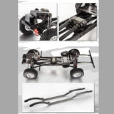 Stirlingkit TFL C1704 Unpainted 1/10 Metal Climbing Car Frame with Car Shell KIT Version, view 6
