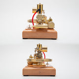 Stirlingkit Three Wheeler Scale Horizontal Engine Model R18 Single Cylinder Four-stroke 1.9CC, view 4