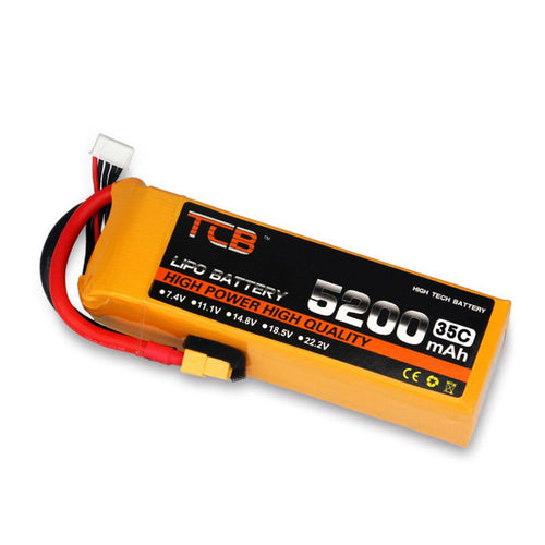 Stirlingkit TLB 7.4V 5200mAh 35C 2S T-plug Battery for RC Boat and Car Methanol Engine Model Gasoline Engine