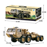 Stirlingkit Toyan 1:12 8x8 R/C 2.4G High Horse Horsepower Methanol Gas Powered Military Truck Off-road Vehicle, view 4