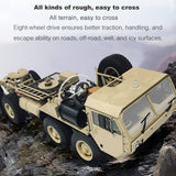 Stirlingkit Toyan 1:12 8x8 R/C 2.4G High Horse Horsepower Methanol Gas Powered Military Truck Off-road Vehicle, view 6