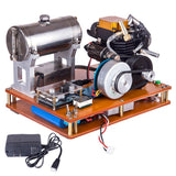 Stirlingkit TOYAN 4 stroke Gasoline Engine DIY 12V Electric Generator Science Education Laboratory Engine, view 3