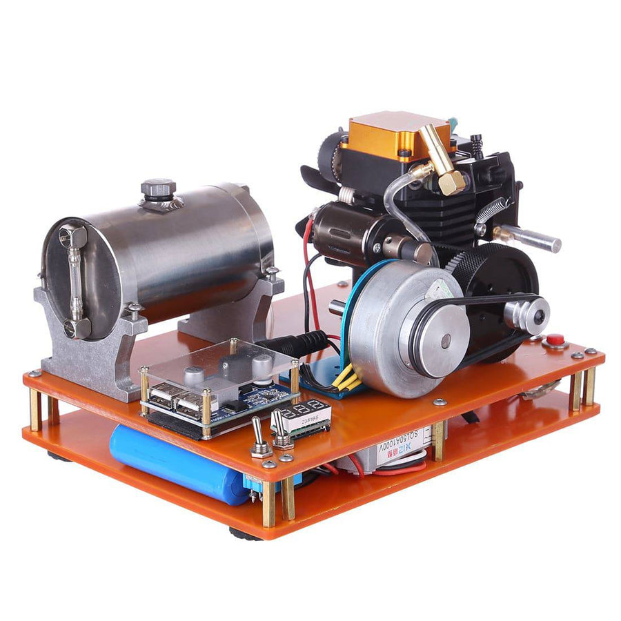 Stirlingkit TOYAN 4 stroke Methanol Engine DIY 12V Electric Generator Science Education Laboratory Engine