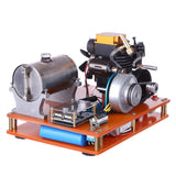 Stirlingkit TOYAN 4 stroke Methanol Engine DIY 12V Electric Generator Science Education Laboratory Engine, view 3