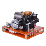 Stirlingkit TOYAN 4 stroke Methanol Engine DIY 12V Electric Generator Science Education Laboratory Engine, view 4