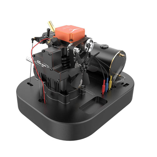 Stirlingkit Toyan 4 Stroke Methanol RC Engine FS-S100A Set With Base And All Start Kits