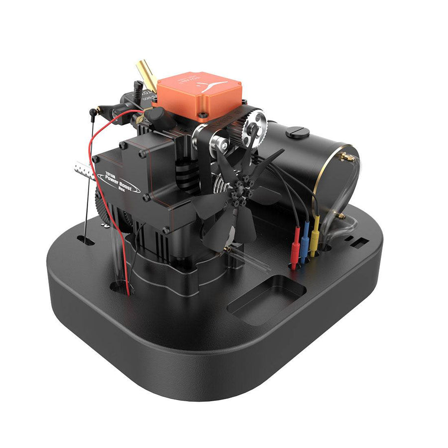 Stirlingkit Toyan 4 Stroke Methanol RC Engine FS-S100A Set With Base And All Start Kits