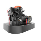 Stirlingkit Toyan 4 Stroke Methanol RC Engine FS-S100A Set With Base And All Start Kits, view 6