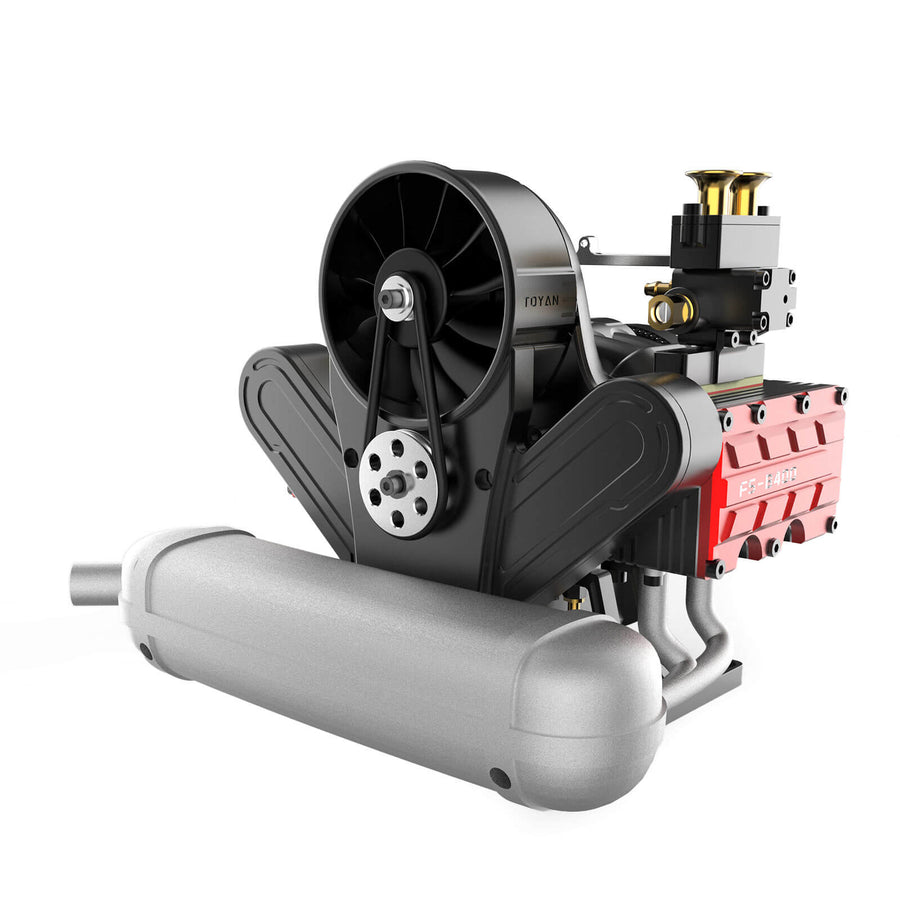 Stirlingkit TOYAN FS-B400 14cc Horizontally Opposed Flat-Four Four-Stroke Nitro Model DIY Engine Kits
