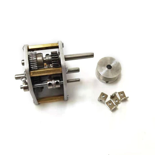 Stirlingkit TOYAN FS-L400 Engine Metal Gearbox Pulley Fixed Bracket with Reverse Neutral Forward Gear Modified Kit for Gasoline Powered Car