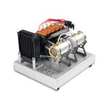 Stirlingkit TOYAN FS-L400BGC Gas Powered 14CC Inline Four Cylinder 4 Stroke Engine Model Kits Full Set One Key Start, view 6