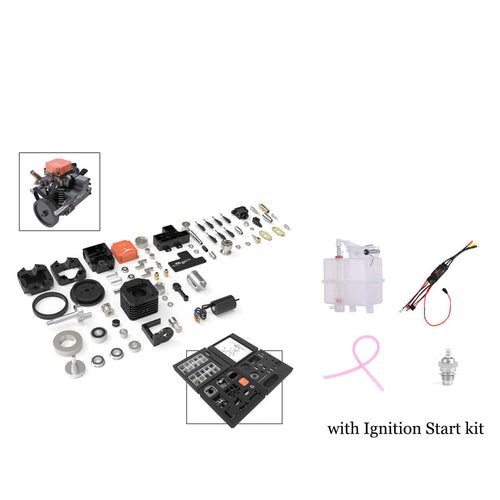 Stirlingkit Toyan FS-S100AC DIY 4 Stroke Methanol RC Engine with  Ignition Start Kit