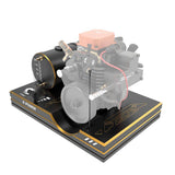 Stirlingkit Toyan FS-S100AC DIY Four Stroke Methanol RC Engine with Start Bracket Base For RC Car Boat Plane, view 4