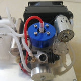 Stirlingkit TOYAN Level 15 DIY Modify Methanol Engine into Gasoline Engine Generator with Water-cooled Radiator Device, view 2