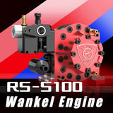 Stirlingkit Toyan RS-S100 Single Rotor Rotary Engine Model with Starter Kit Base Full Set One Key Start, view 3