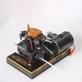 Stirlingkit Toyan Single Cylinder 4 Stroke Gasoline Modified Engine Model with Digital Display 12V/5V, view 2