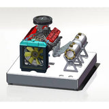 Stirlingkit TOYAN V8 FS-V800WGPC Build Your Own V8 Engine Model Kits That Runs on Gas Full Sets, view 3