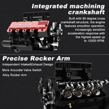 Stirlingkit Toyan V8 Nitro Engine FS-V800 RC Engine Model Building Kits 28cc, view 3