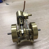 Stirlingkit Tractor Head Shape Double Flywheel Steam Engine Model Without Boiler, view 3