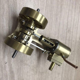 Stirlingkit Tractor Head Shape Double Flywheel Steam Engine Model Without Boiler, view 5
