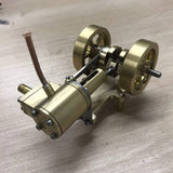 Stirlingkit Tractor Head Shape Double Flywheel Steam Engine Model Without Boiler, view 6