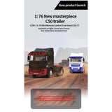 Stirlingkit Turbo Racing 1/76 2.4G 3CH 4WD RC Electric Heavy Duty RC Tractor Truck Model RTR, view 6
