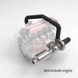 Stirlingkit Turbocharger for ENJOMOR GS-L4 D6S High Performance Inline 4 Engine Model, view 2