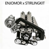 Stirlingkit Turbocharger for Enjomor L6 28cc Inline-6 Engine Model GS-L6, view 5
