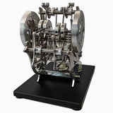 Stirlingkit Twin Cylinder Dual-Piston Hot Air Stirling Engine Model Phoenix-shape Science Toy, view 4