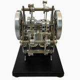 Stirlingkit Twin Cylinder Dual-Piston Hot Air Stirling Engine Model Phoenix-shape Science Toy, view 6
