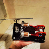 Stirlingkit Twin Cylinder Motor Low-Noise Solar Electromagnetic Engine Model Experimental Toy, view 2