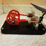 Stirlingkit Twin Cylinder Motor Low-Noise Solar Electromagnetic Engine Model Experimental Toy, view 3
