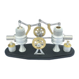 Stirlingkit Twin Walking Beam Stirling Engine Model Kits Twin-Cylinder, view 2