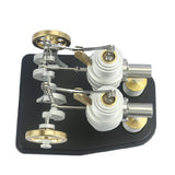 Stirlingkit Twin Walking Beam Stirling Engine Model Kits Twin-Cylinder, view 4