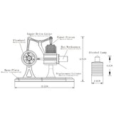 Stirlingkit Twin Walking Beam Stirling Engine Model Kits Twin-Cylinder, view 5