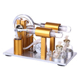 Stirlingkit Two Cylinder Stirling Engine Kit Physics Experiment Generator Model, view 3