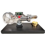 Stirlingkit γ Type Digital Stirling Engine Model with Glow Lamp Bead Science Experiment Toy, view 4
