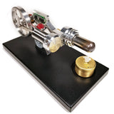 Stirlingkit γ Type Digital Stirling Engine Model with Glow Lamp Bead Science Experiment Toy, view 6