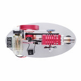 Stirlingkit α Type Double Cylinder Butane Stirling Engine LED Generator Model with Double Piston Rocker Arm Linkage, view 2