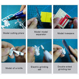 Stirlingkit Universal Mini DIY Model Tools Kit for Basic Model Building Crafts Tools, view 2