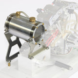 Stirlingkit Upgrade Metal Engine Oil Reservoir for CISON FG-9VT V-twin Engine, view 6