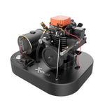 Stirlingkit Upgrade Start Power Mounting Metal Bracket Base for TOYAN FS-L200 FS-S100 RC Engine, view 3