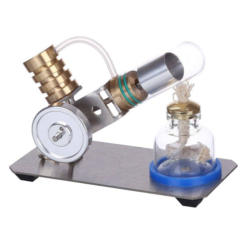 Stirlingkit V-shape Stirling Engine Kit Scientific Experiments Model Education Toy