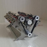 Stirlingkit V12 High Speed Electromagnetic Solenoid Engine Model for Model Car Ship, view 3
