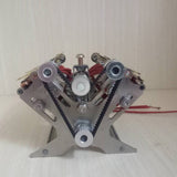 Stirlingkit V12 High Speed Electromagnetic Solenoid Engine Model for Model Car Ship, view 4