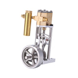 Stirlingkit V1313 Mini Reversing Single-Cylinder Steam Engine Vertical Model Kits for Beginner, view 2