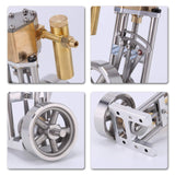 Stirlingkit V1313 Mini Reversing Single-Cylinder Steam Engine Vertical Model Kits for Beginner, view 4