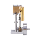 Stirlingkit V1313 Mini Reversing Single-Cylinder Steam Engine Vertical Model Kits for Beginner, view 6