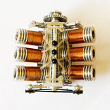 Stirlingkit V6 Solenoid Engine Brushless Electromagnetic Motor Model Engine, view 2